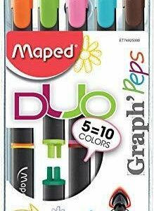 Maped Graph Peps Fineliner Duo 5stuks