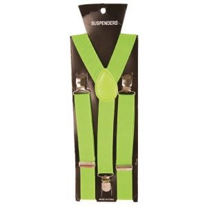 Bretellen – 1 kleur groen