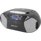 Roadstar Boombox Radio/CD/MP3/Casette-speler – zwart