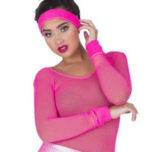 Set zweetbanden – Fluo roze