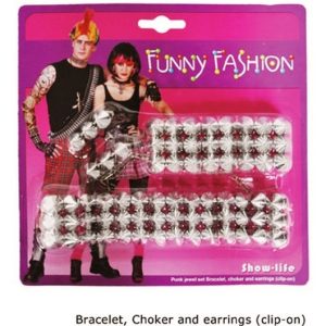 Juwelenset met studs 4-delig