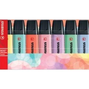 Stabilo BOSS Pastel – Etui 8stuks
