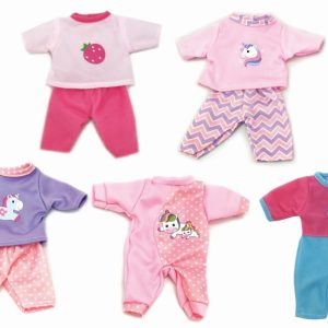 5 Outfits voor pop 31 cm