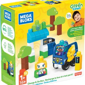 Mega Bloks Green Town – Opladen en rijden maar Bus