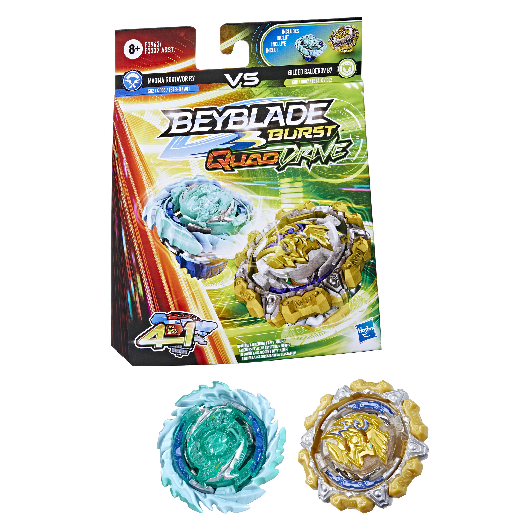 Beyblade Quad Drive Duopack - Wrath Fafnir en Berserk Linwyrm - Afbeelding 3