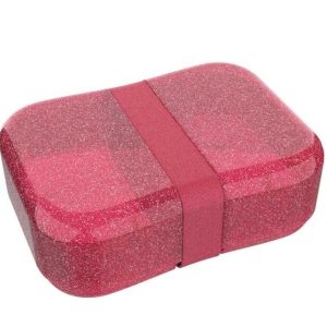 Lunch Buddies – Brooddoos “Glitter” – STRAP PINK