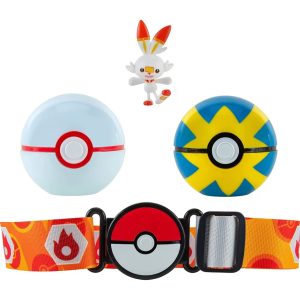 Pokémon Clip ‘N’ Go Poké Ball Belt Set Scorbunny – 1 exemplaar