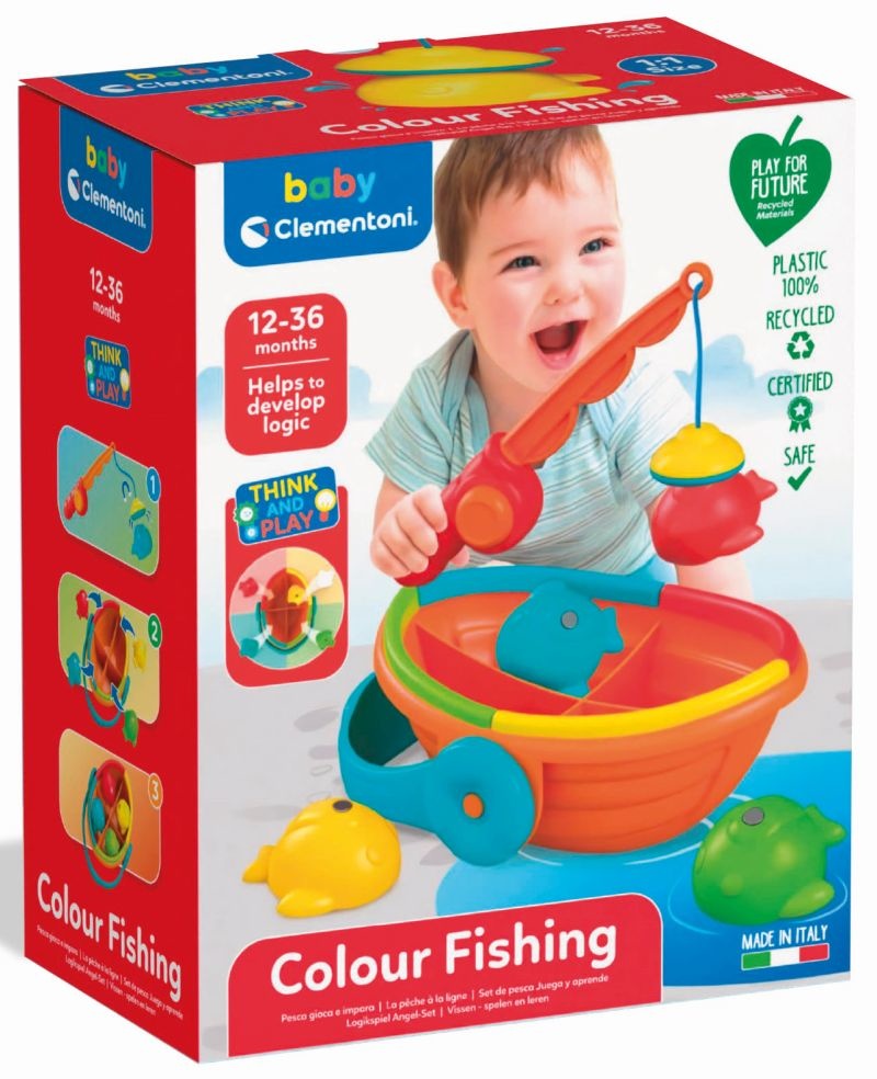 Baby Clementoni - Coulour fishing play for future