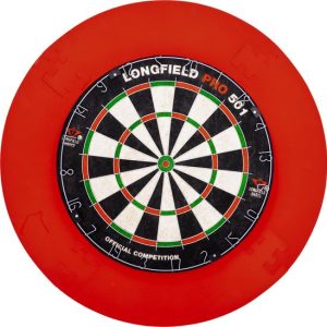 Longfield Dartbord Surround Eva Foam – 4-delig (rood)