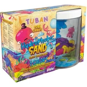 Tuban Hydrophobic Sand Set – 5 kleuren met aquarium