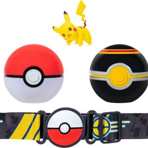 Pokémon Clip ‘N’ Go Poké Ball Belt Set Pikachu – 1 exemplaar