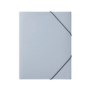 Pagna Elastomap “Pastel Eco” PP A4 met 3 kleppen – pastelblauw