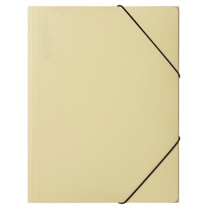 Pagna Elastomap “Pastel Eco” PP A4 met 3 kleppen – pastelgeel