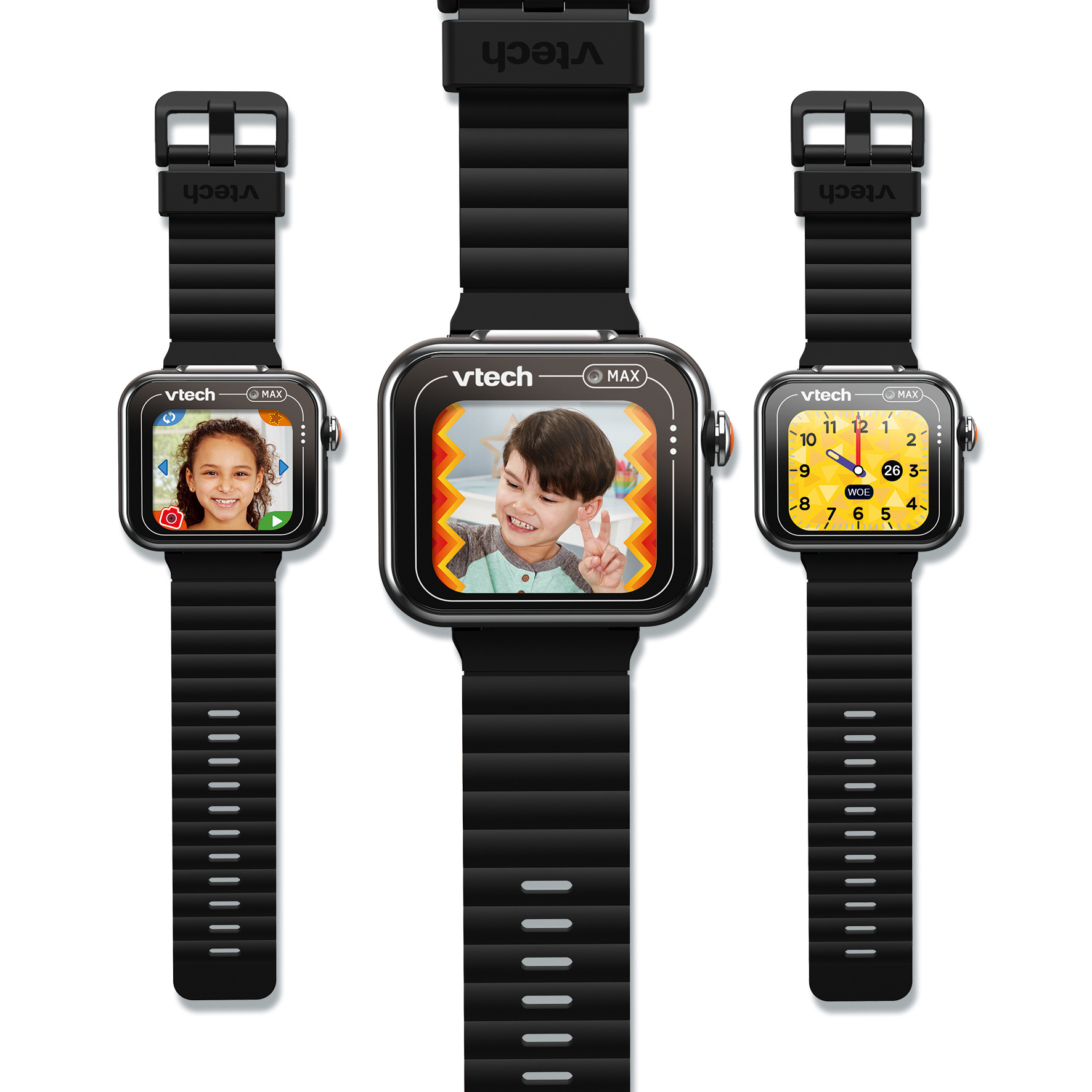 VTech Kidizoom SmartWatch MAX - Paars OF Zwart - 1 exemplaar - Afbeelding 5