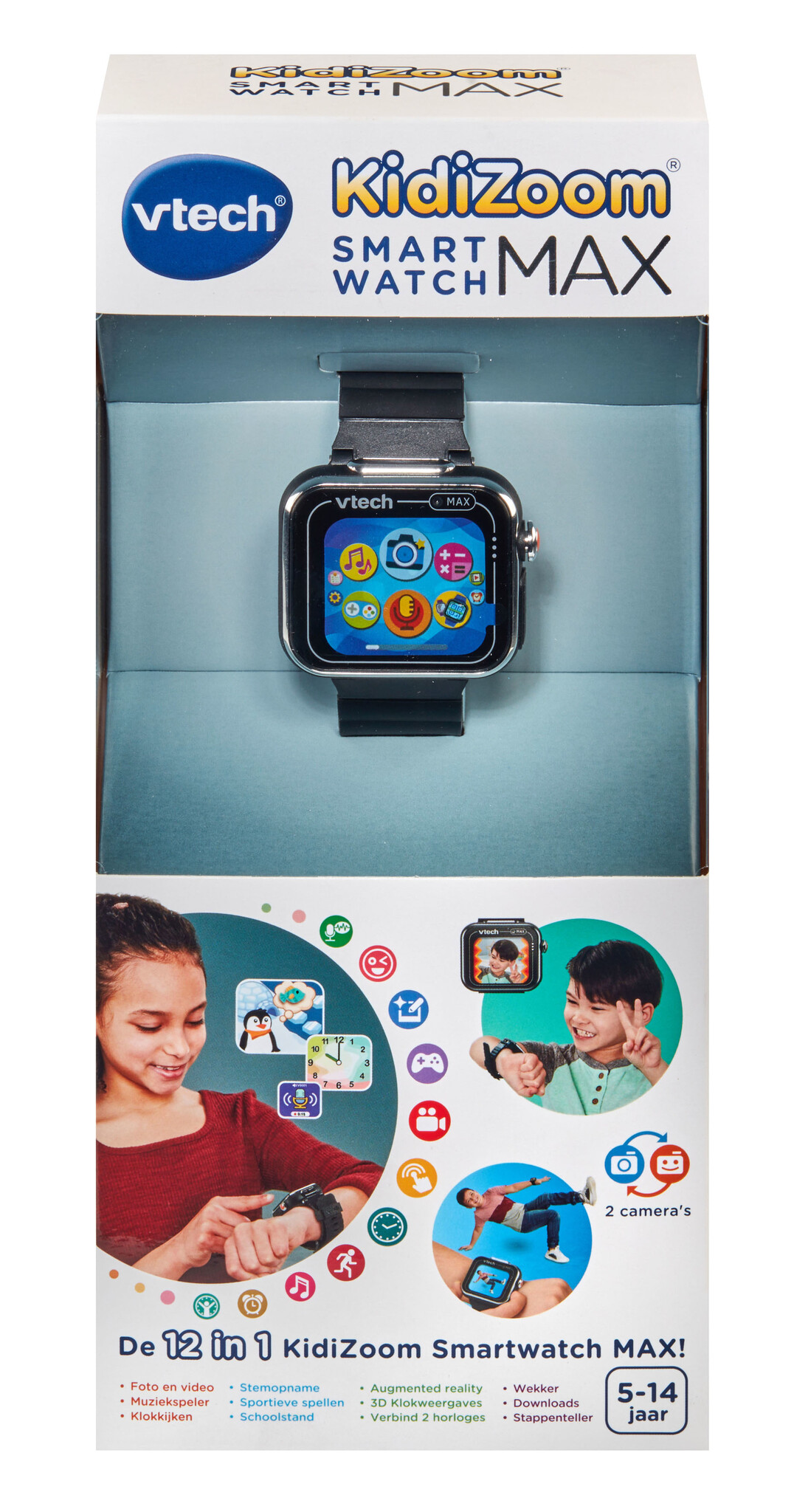 VTech Kidizoom SmartWatch MAX - Paars OF Zwart - 1 exemplaar - Afbeelding 9