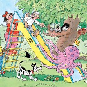 Jan van Haasteren Junior – De gladde glijbaan (150 stukjes)