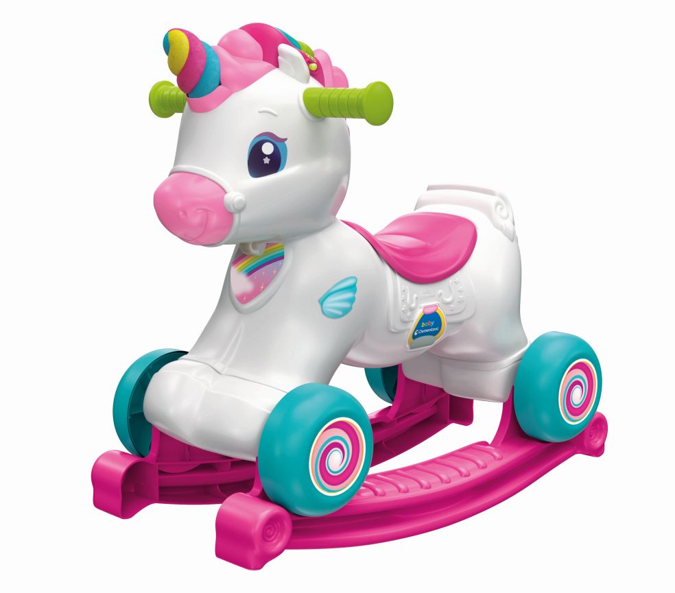 Baby Clementoni - Interactieve Unicorn Ride-on - Afbeelding 2