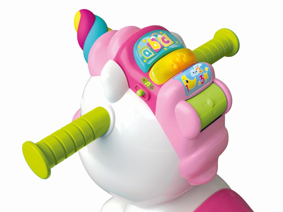 Baby Clementoni - Interactieve Unicorn Ride-on - Afbeelding 3