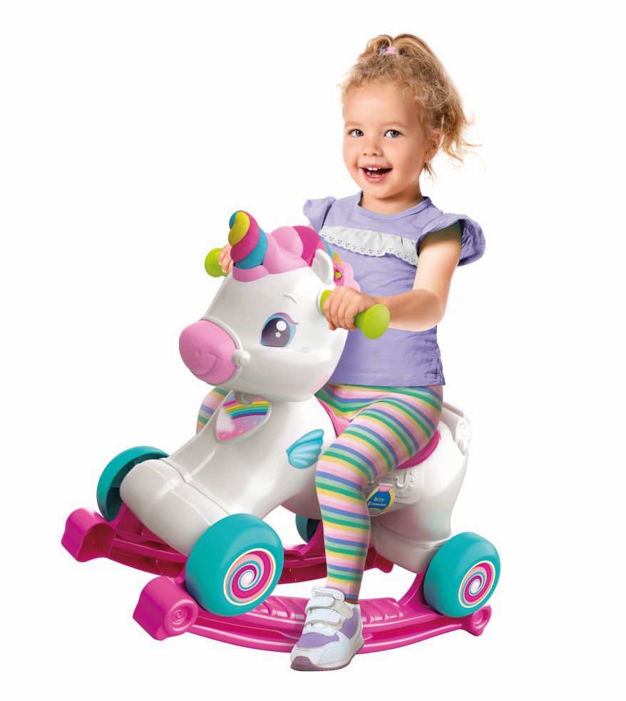 Baby Clementoni - Interactieve Unicorn Ride-on - Afbeelding 4