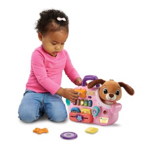 VTech Reis en leer puppytas