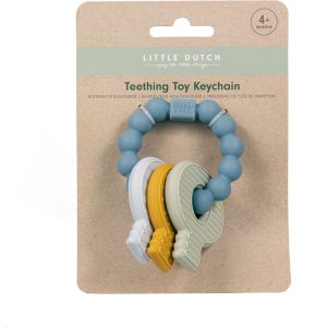 Little dutch siliconen bijtspeeltje blauw