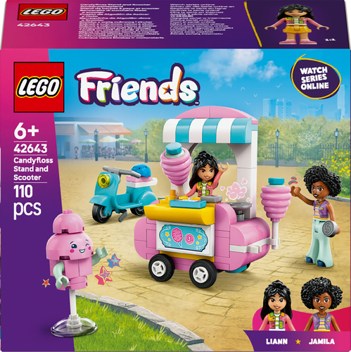 LEGO Friends - Suikerspinkraam en scooter