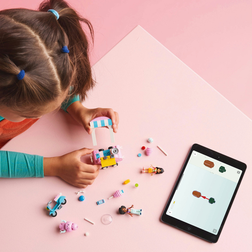 LEGO Friends - Suikerspinkraam en scooter - Afbeelding 3