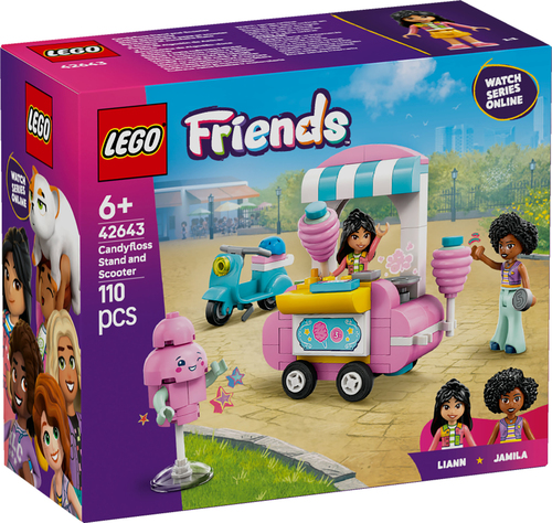 LEGO Friends - Suikerspinkraam en scooter - Afbeelding 5