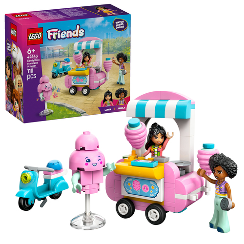 LEGO Friends - Suikerspinkraam en scooter - Afbeelding 9
