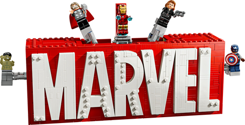 LEGO Marvel - MARVEL logo en minifiguren - Afbeelding 2