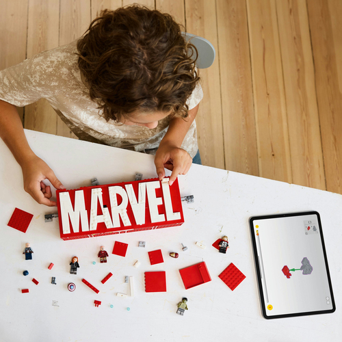 LEGO Marvel - MARVEL logo en minifiguren - Afbeelding 3