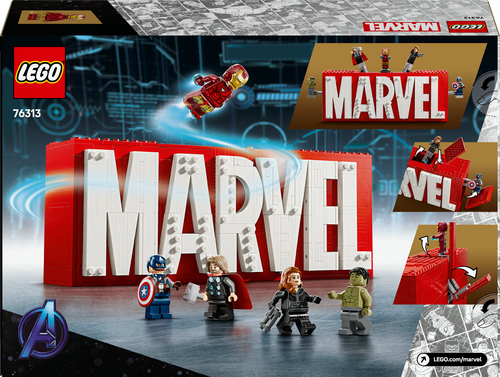 LEGO Marvel - MARVEL logo en minifiguren - Afbeelding 4