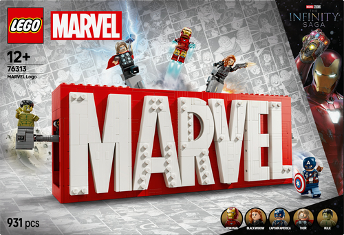 LEGO Marvel - MARVEL logo en minifiguren - Afbeelding 7
