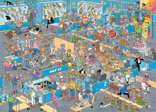 Jan van Haasteren - De Verbouwing & De Bouwmarkt (2x1000stuks) - Afbeelding 2