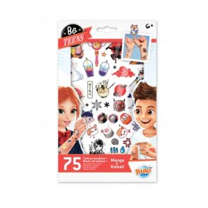 BUKI – 75 Afwasbare Tattoo’s (Manga & Kawaii)