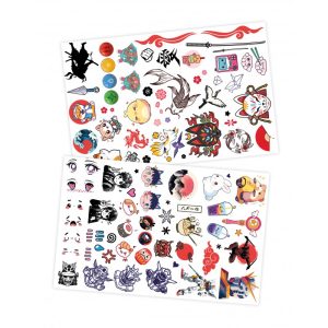 BUKI – 75 Afwasbare Tattoo’s (Manga & Kawaii)