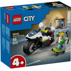 LEGO City – Achtervolging op politiemotor – 60455