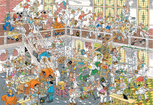 Jan van Haasteren - De verbouwing - 3000st - Afbeelding 2