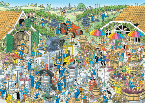 Jan van Haasteren - De Wijngaard (1000st) - Afbeelding 2