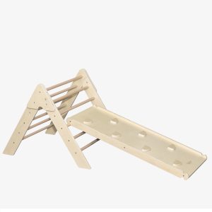 Tryco – Houten Klimrek Met Glijbaan