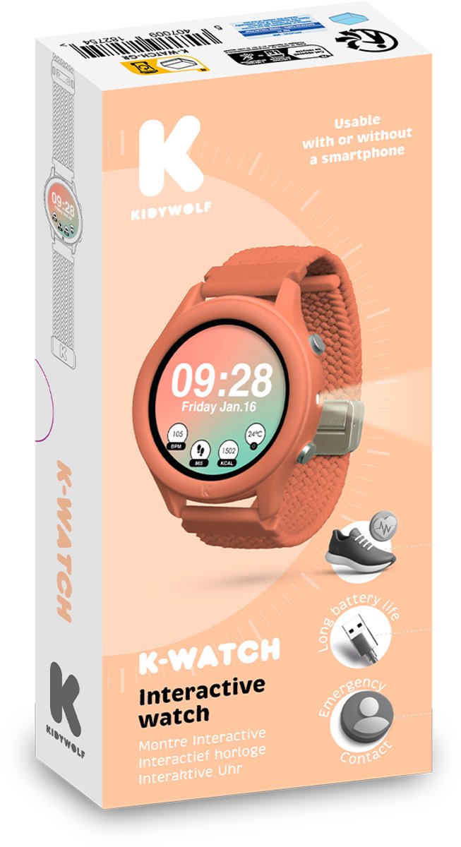 Kidywolf - KidyWatch Multifunction (Roze) - Afbeelding 4