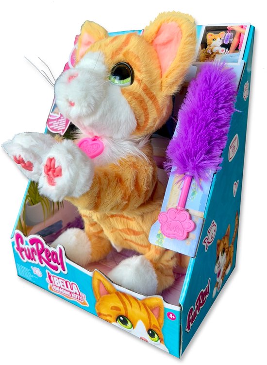 FurReal Bella De kat - Interactieve Pluchen Knuffel - Afbeelding 5