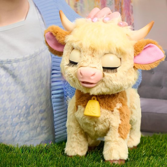 FurReal Maggie de Koe - Interactieve pluchen Knuffel - Afbeelding 3
