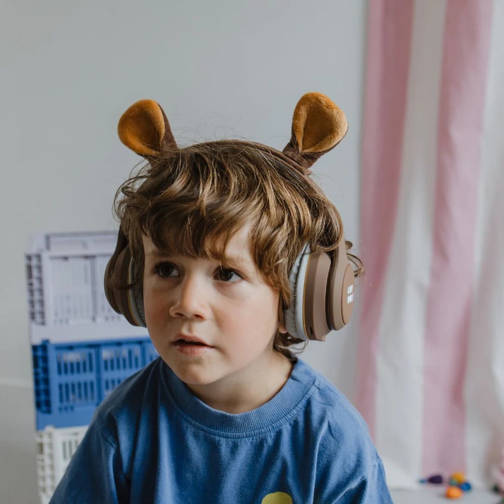 Kidywolf - Kidyears Bluetooth Koptelefoon (Beer) - Afbeelding 2