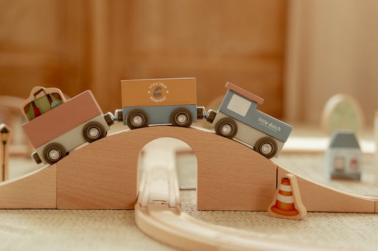 Little Dutch - Treinbaan set XL - Afbeelding 4