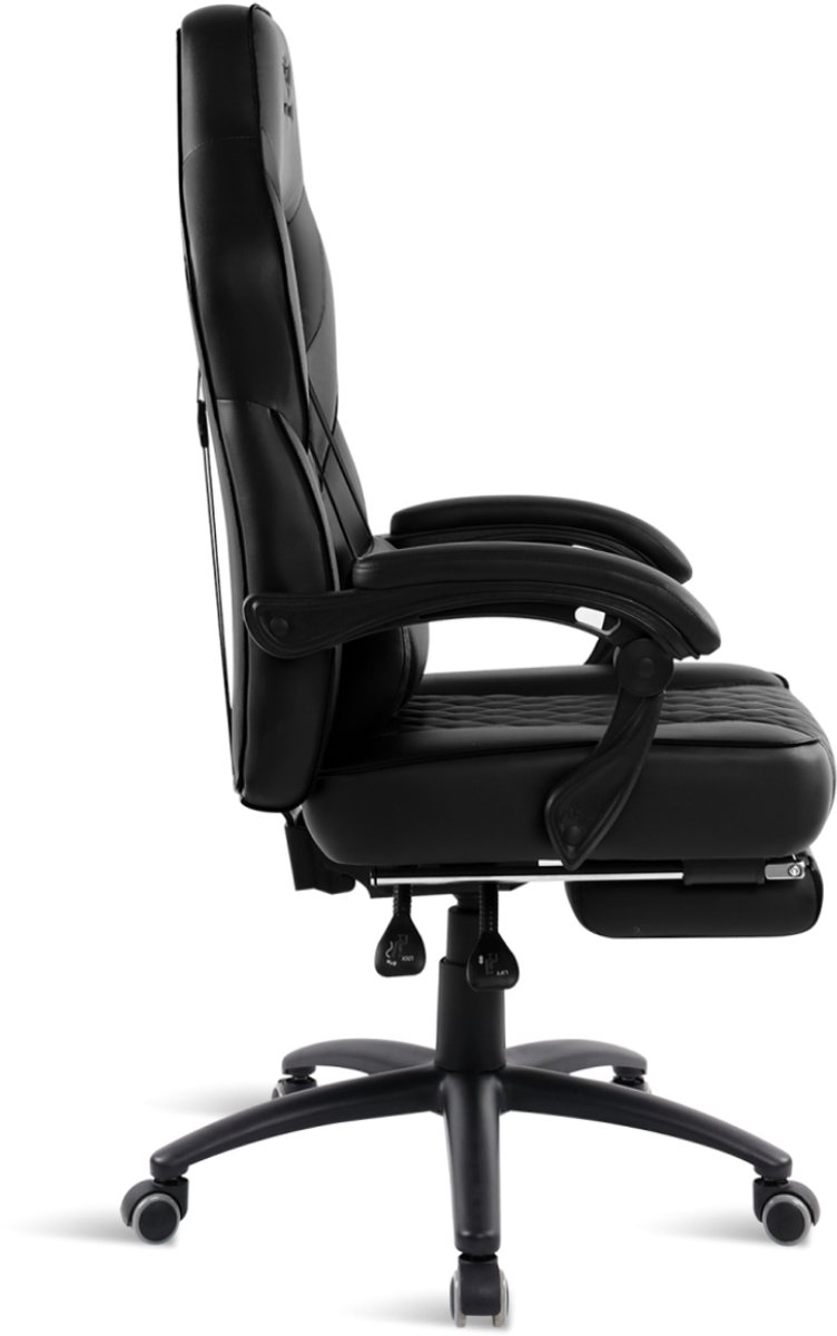 Gaming Stoel Mustang Leder Zwart - Afbeelding 5