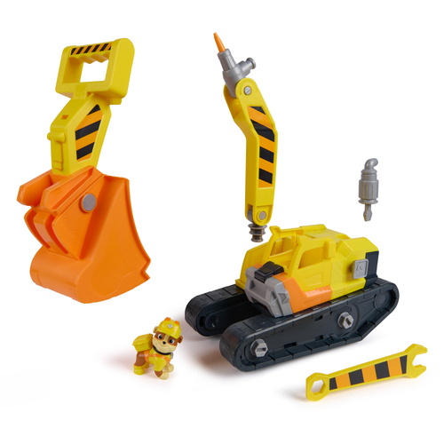 Paw Patrol Rubble And Crew Rubble Deluxe Vehicle - Afbeelding 5