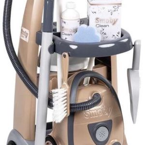 Smoby 330325 Rowenta Schoonmaaktrolley Met Stofzuiger