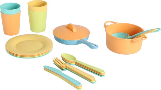 Bioplastic Speelgoed | Pannenset | 25-delig - Afbeelding 3