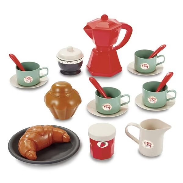 Ecoiffier - Ontbijt Trolley - 22 Delig - Afbeelding 3